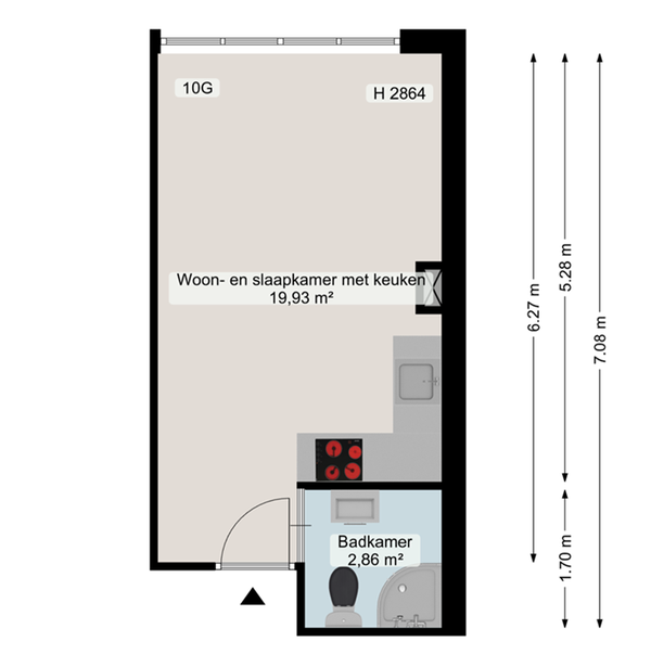 For rent: Flat Akerkhof in Groningen