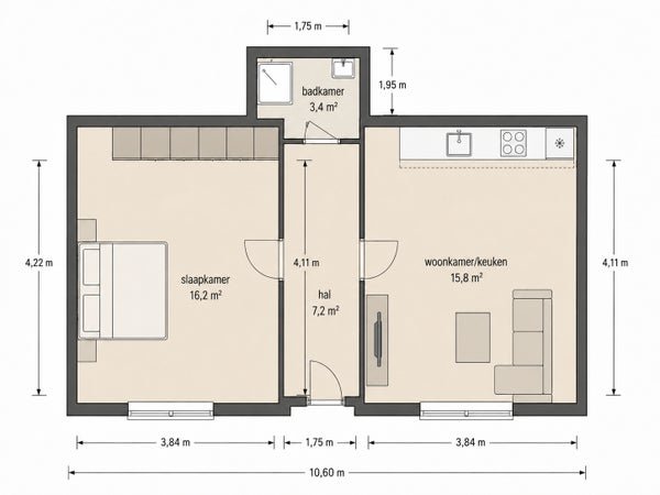 For rent: Flat Berg in Nuenen