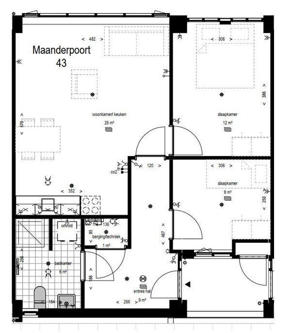 For rent: Flat Maanderpoort in Ede